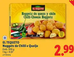 Lidl el tequito nuggets de chilli e queijo promoção