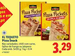 Lidl El tequito pizza snack promoção