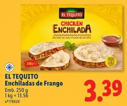 Lidl el tequito enchiladas de frango promoção