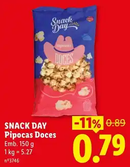 Lidl Snack Day Pipocas Doces promoção