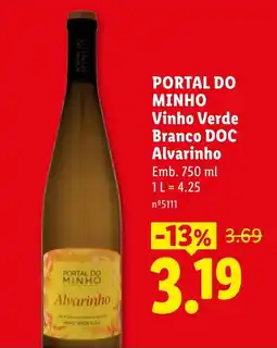 Lidl portal do minho alvarinho promoção