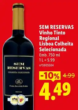 Lidl Sem reservas casa santos lima promoção