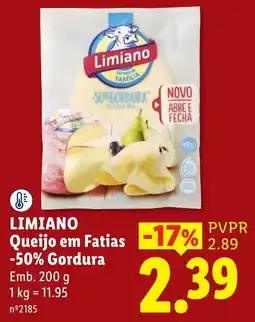 Lidl Limiano Queijo em Fatias promoção