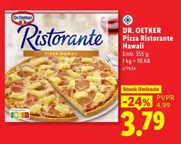 Lidl Dr. Oetker pizza hawaii promoção