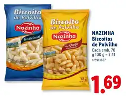 Lidl Nazinha Biscoitos de Polvilho promoção