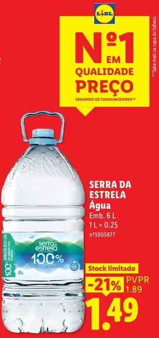 Lidl Serra da Estrela Água promoção
