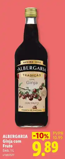 Lidl Albergaria Ginja com Fruto promoção