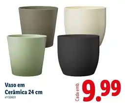Lidl Vaso em Cerâmica promoção