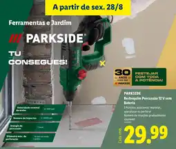 Lidl Parkside berbequim percussão 12 v sem bateria promoção
