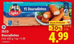 Lidl iglo douradinhos promoção
