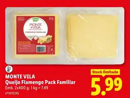 Lidl monte vila queijo flamengo pack familiar promoção