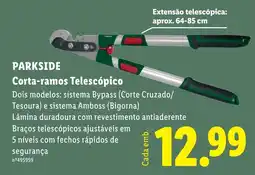 Lidl Parkside corta-ramos telescópico promoção