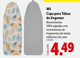 Lidl Capa para Tábua de Engomar promoção
