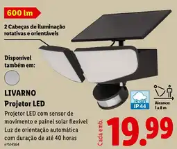 Lidl Livarno projetor led promoção