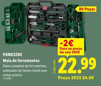 Parkside mala de ferramentas