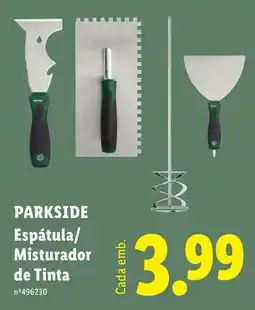 Lidl Parkside espátula/misturador de tinta promoção