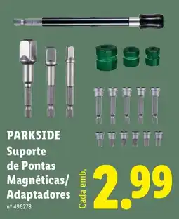 Lidl Parkside suporte de pontas magnéticas/adaptadores promoção