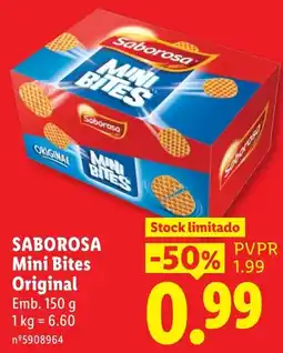 Lidl Saborosa mini bites original promoção