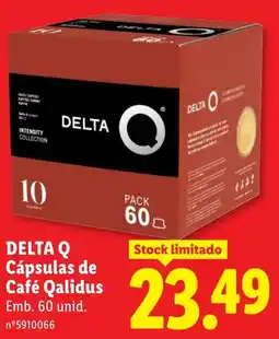 Lidl Delta q cápsulas de café qalidus promoção