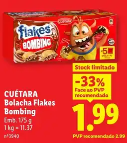 Lidl Cuétara bolacha flakes bombing promoção