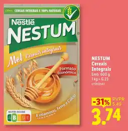 Lidl Nestum cereais integrais promoção