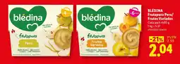 Lidl Blédina Frutapura Pera/ Frutos Variados promoção