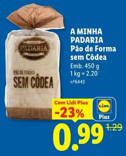 Lidl a minha padaria pão de forma sem cõdea promoção