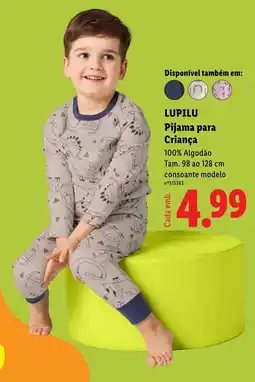Lidl Lupilu Pijama para Criança promoção