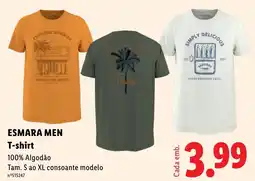 Lidl Esmara men t-shirt promoção