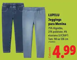 Lidl Lupilu Jeggings para Menina promoção
