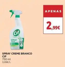 El Corte Inglés spray creme branco cif promoção