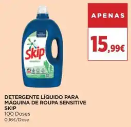 El Corte Inglés Detergente líquido para máquina de roupa sensitive skip promoção