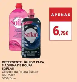El Corte Inglés Detergente líquido para máquina de roupa soflan promoção
