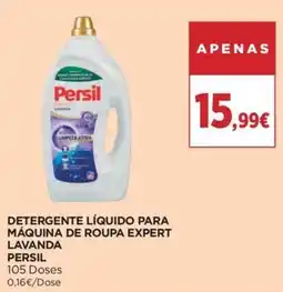 El Corte Inglés Detergente líquido para máquina de roupa expert lavanda persil promoção
