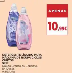 El Corte Inglés Detergente líquido para máquina de roupa ciclos curtos skip promoção