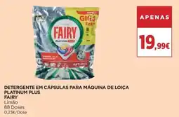 El Corte Inglés Detergente em cápsulas para máquina de loiça platinum plus fairy promoção