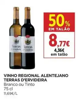 El Corte Inglés Vinho regional alentejano terras d'ervideira promoção