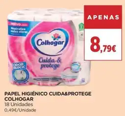 El Corte Inglés Papel higiênico cuida&protege colhogar promoção