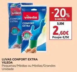 El Corte Inglés luvas confort extra vileda promoção