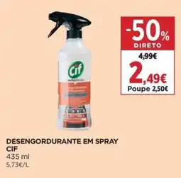 El Corte Inglés desengordurante em spray cif promoção