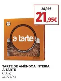 El Corte Inglés Tarte de amêndoa inteira a tarte promoção