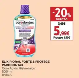 El Corte Inglés elixir oral forte & protege parodontax promoção