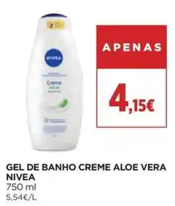 El Corte Inglés gel de banho creme aloe vera nivea promoção
