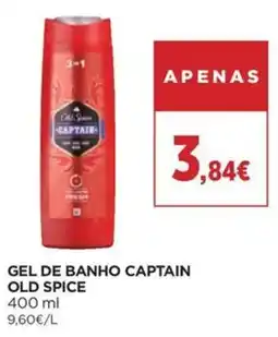 El Corte Inglés gel de banho captain old spice promoção