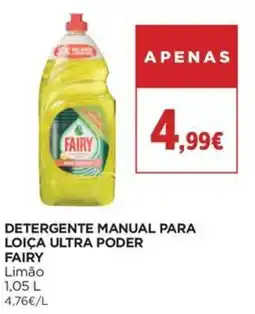 El Corte Inglés Detergente manual para loiça ultra poder fairy limão promoção