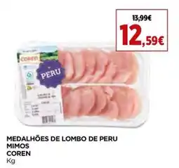 El Corte Inglés medalhões de lombo de peru mimos coren promoção
