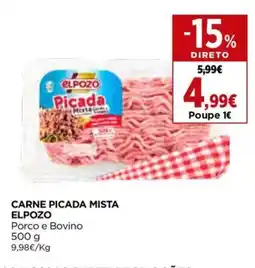 El Corte Inglés carne picada mista elpozo promoção
