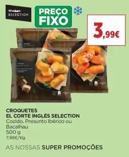 El Corte Inglés croquetes el corte inglés selection promoção