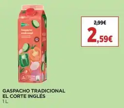 El Corte Inglés Gaspacho tradicional el corte inglés promoção