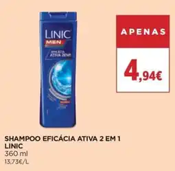 El Corte Inglés Shampoo eficácia ativa 2 em 1 linic promoção